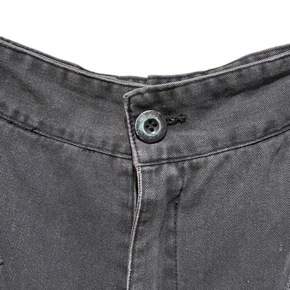 LF Carmar Distressed Cargo Pants Faded Black Size 10 - Picture 8 of 10